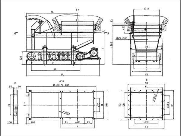 扇形閥門帶式（甲帶）給料機(jī)的承載能力較強(qiáng)、噪音低、整機(jī)使用壽命長